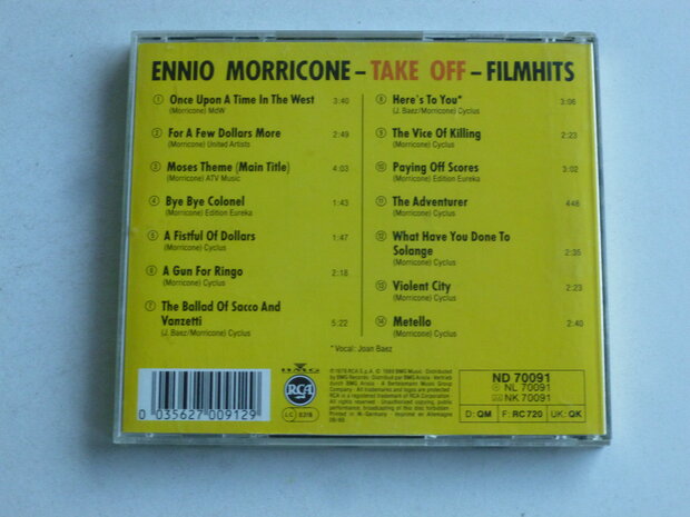 Ennio Morricone - Take Off / Filmhits