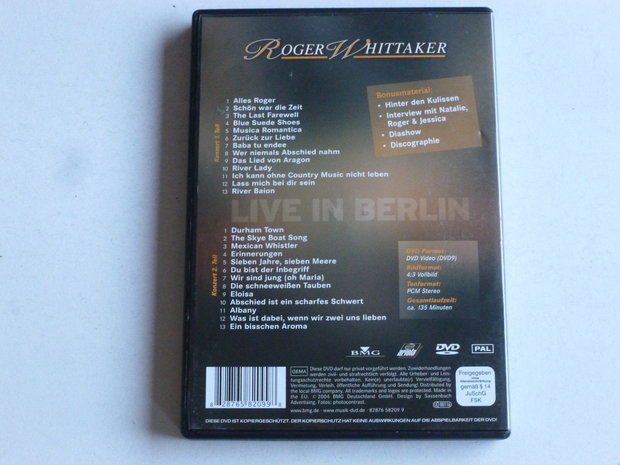Roger Whittaker - Live in Berlin (DVD)