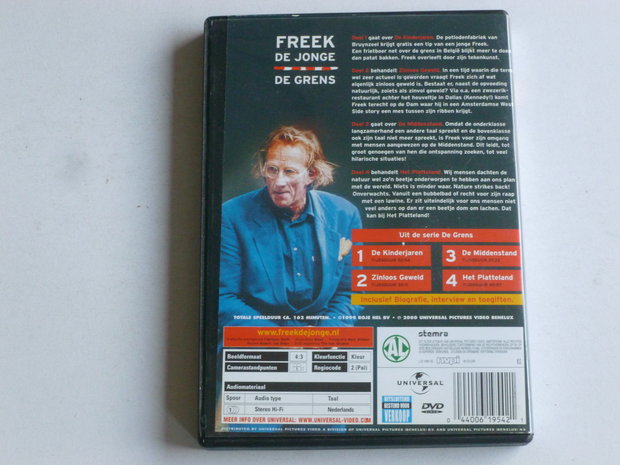 Freek de Jonge, De Grens Deel 1,2,3 en 4  (DVD)