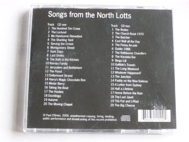 Paul O' Brien - Songs from the North Lotts (2 CD)