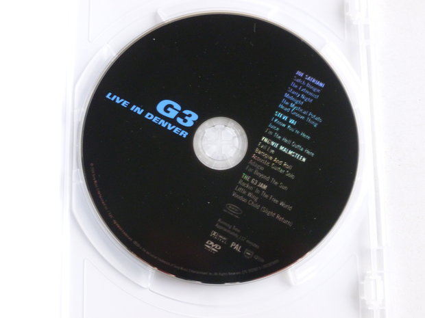 G3 - Live in Denver / Joe Satriani, Steve Vai, Yngwie Malmsteen (DVD)