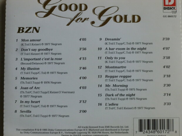 BZN - Good for Gold