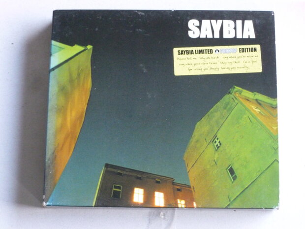 Saybia - The Second you sleep / Live (CD + CD rom)