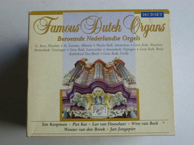 Famous Dutch Organs - Beroemde Nederlandse Orgels (10 CD)