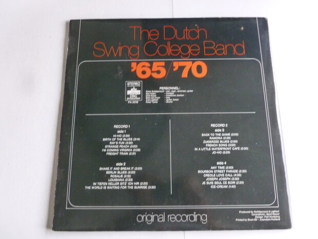 The Dutch Swing College Band - '65 / '70 (2LP)