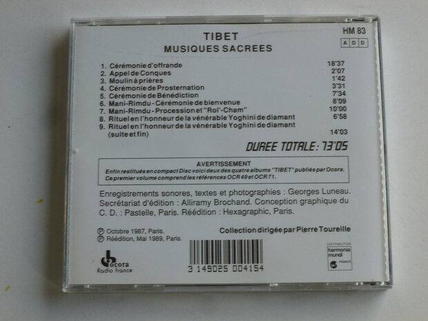 Tibet - Musiques Sacrees