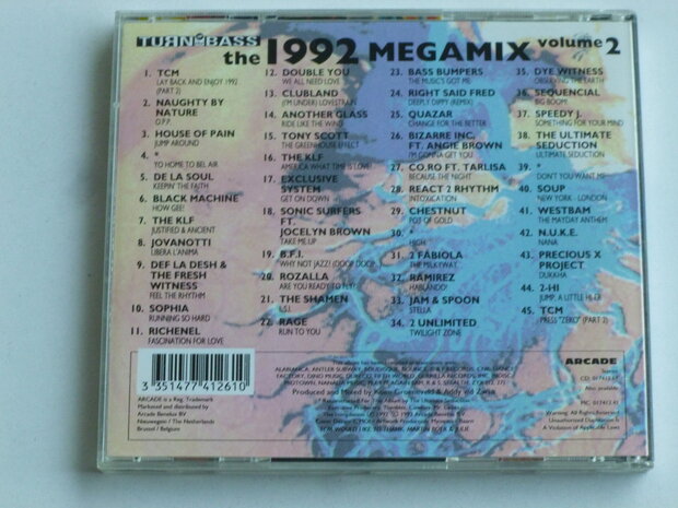 Turn up the Bass - The 1992 Megamix volume 2