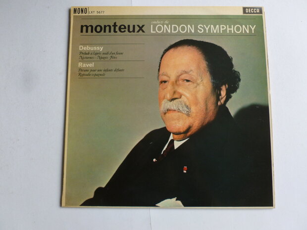 Monteux conducts the London Symphony / Debussy, Ravel (LP) mono