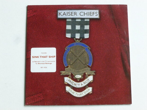 Kaiser Chiefs - I Predict a Riot ( CD Single)