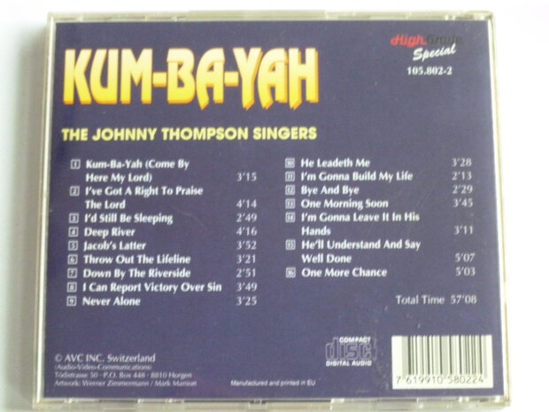 The Johnny Thompson Singers - Kum-Ba-Yah