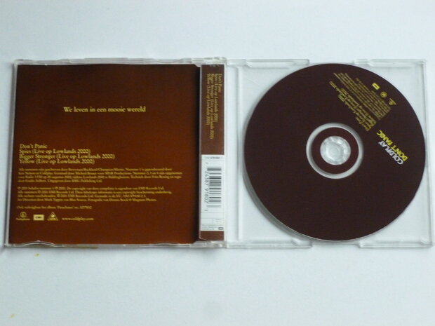 Coldplay - Don't Panic ( CD Single)