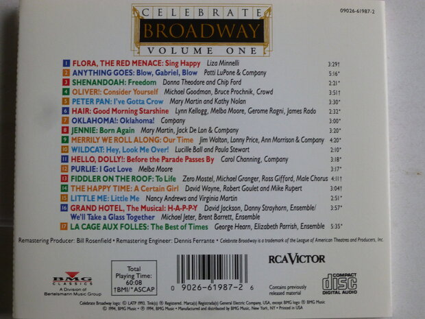 Celebrate Broadway  Vol.1 / Sing Happy!