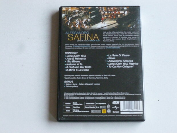 Alessandro Safina - Live in Italy " Only You"(DVD)