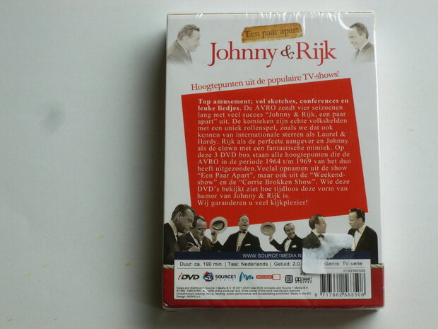 Johnny Kraaykamp & Rijk de Gooyer - Een paar apart (3 DVD) Nieuw