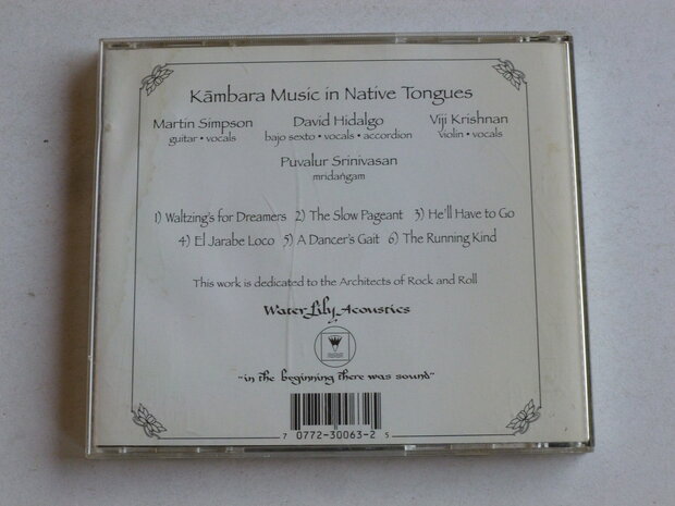 Kambara Music in Native Tongues - David Hidalgo, Simpson, Krishnan