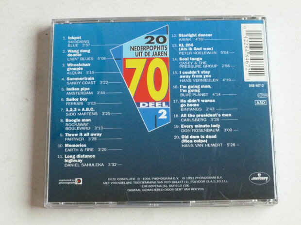 20 Nederpophits uit de jaren 70 - Deel 2