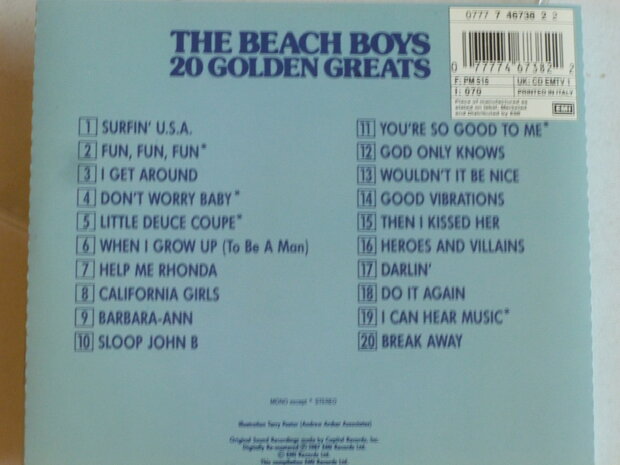 The Beach Boys - 20 Golden Greats