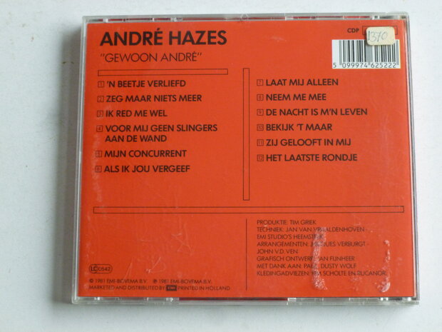 Andre Hazes - Gewoon Andre