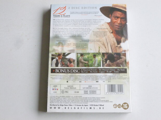 12 Years a Slave - Steve McQueen (2DVD) Nieuw