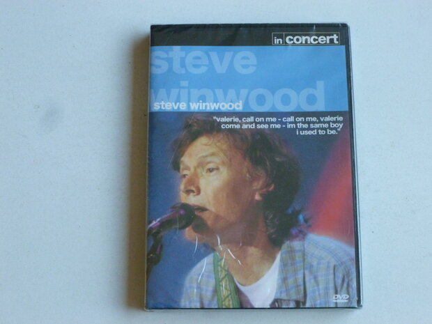 Steve Winwood - In Concert (DVD) Nieuw