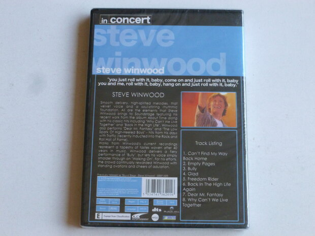 Steve Winwood - In Concert (DVD) Nieuw