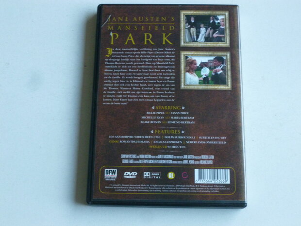 Mansfield Park (Jane Austen's Boekverfilming) DVD