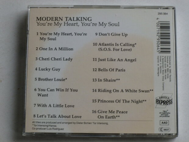 Modern Talking - You're my Heart you're my Soul