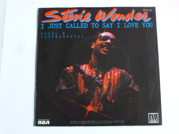 Stevie Wonder - I just called to say i love you (Single)