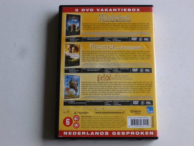 3 voor op de Achterbank (3 DVD Vakantiebox)