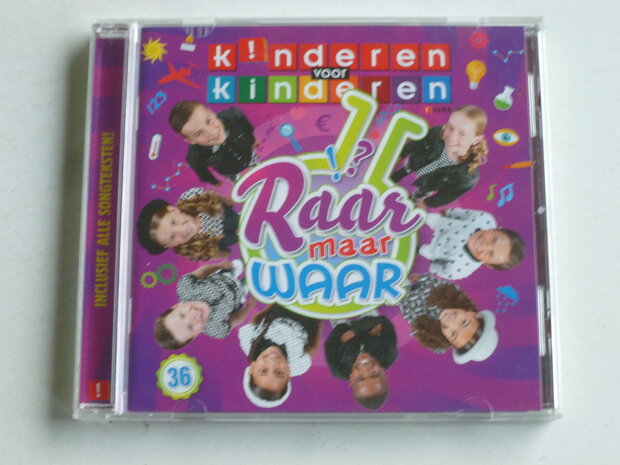 Kinderen Kinderen - 36 / Raar maar - Tweedehands CD