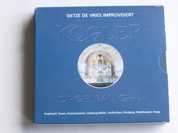 Sietze De Vries Improvisiert - Kogler Orgelbau (2 CD)