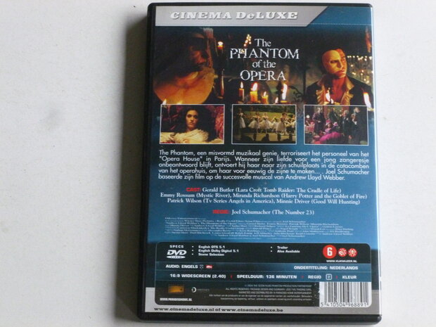 The Phantom of the Opera (DVD) cinema deluxe