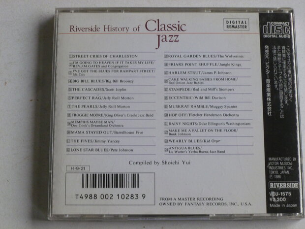 Riverside History of Classic Jazz (Japan)