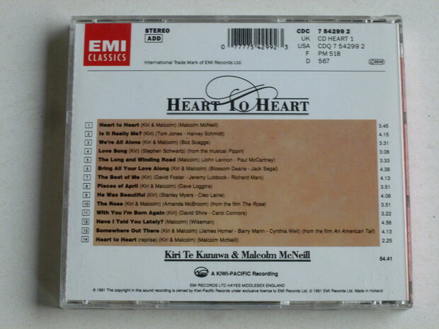 Kiri Te Kanawa / Malcolm McNeill - Heart to Heart