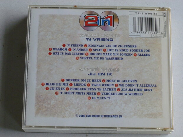 Andre Hazes - 'n Vriend + Jij en ik (2 CD)