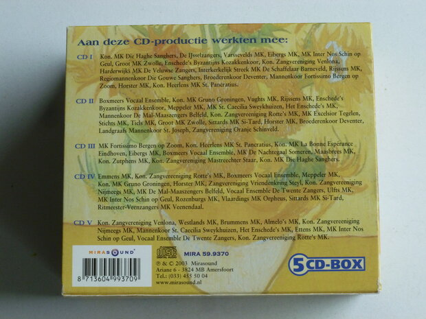 150 Jaar Mannenkoorzang (5 CD) mirasound