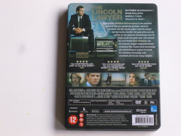 The Lincoln Lawyer (DVD) Metal Case