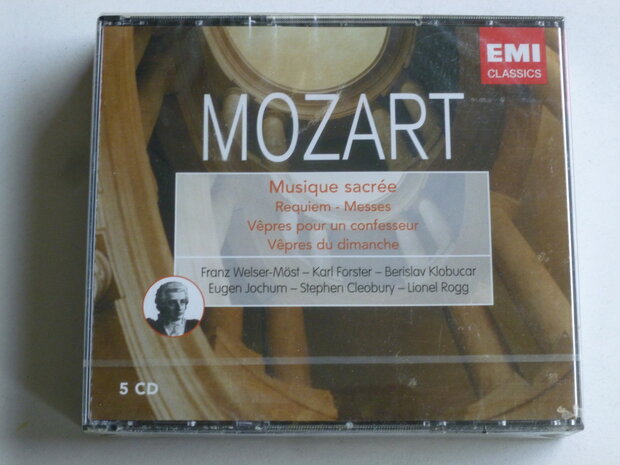 Mozart - Musique Sacree / Welser-most, Forster, Jochum, Cleobury (5 CD) Nieuw
