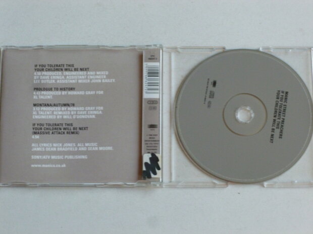 Manic Street Preachers - If you tolerate this your children will be next (CD Single)