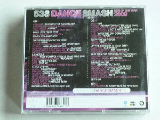 538 Dance Smash Hits of the Year 2009 (3 CD)