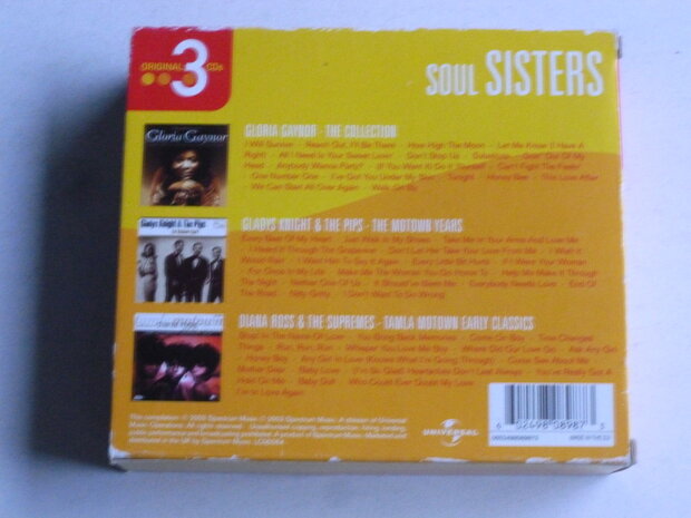 Soul Sisters - Gloria Gaynor / Gladys Knight / Diana Ross (3 CD)