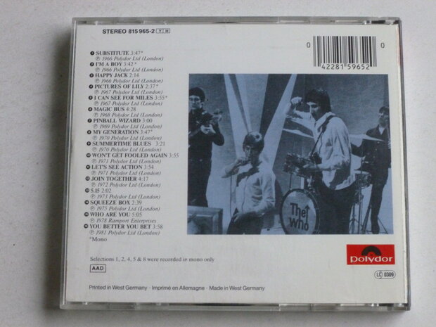 The Who - The Singles