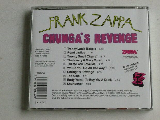 Frank Zappa - Chunga's Revenge