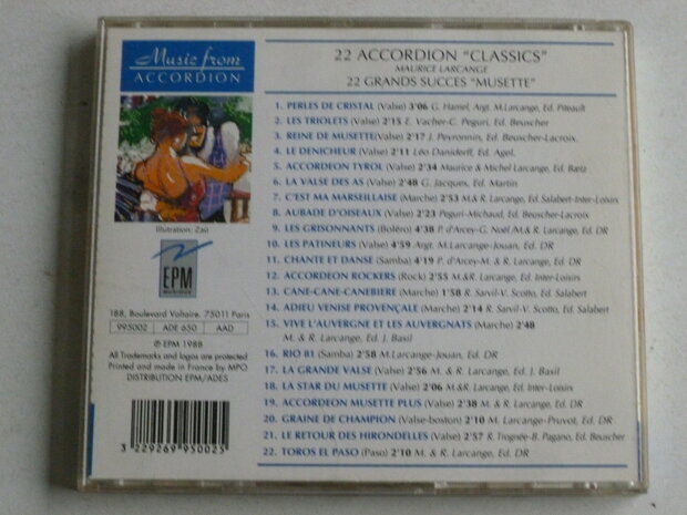 Maurice Larcange - 22 Accordion Classics / French Musette Virtuosity