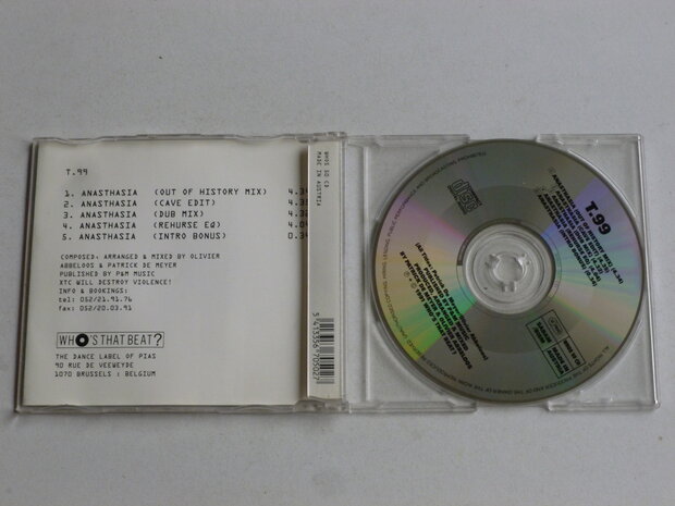 T99 - Anasthasia (CD Single)