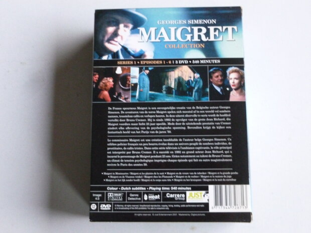 Georges Simenon Maigret Collection - Series 1 / episodes 1-6 (3 DVD)