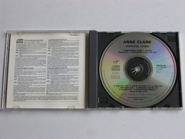 Anne Clark - Hopeless Cases