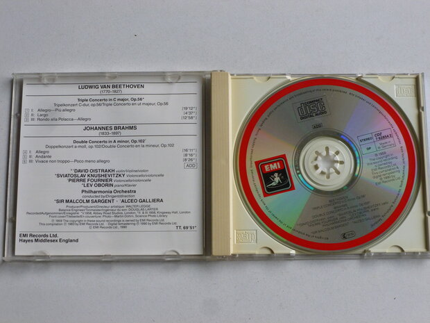Beethoven - Triple Concerto / Oistrakh , Sargent