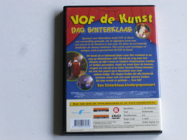 V.O.F. de Kunst - Dag Sinterklaas (DVD) cd ontbreekt