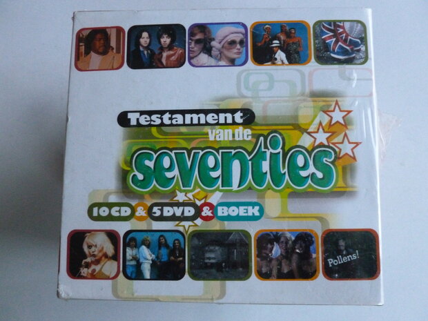 Testament van de Seventies (10 CD + 5 DVD & Boek) Nieuw